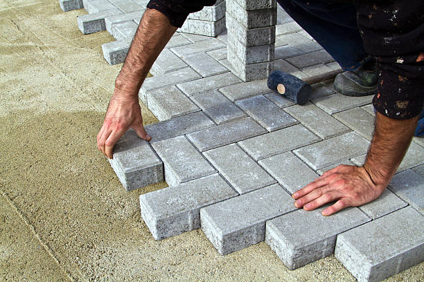 Permeable Paver Driveway in Farmland, IN